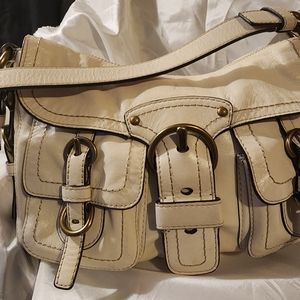 Mini Coach White Handbag #M1069-Z17203